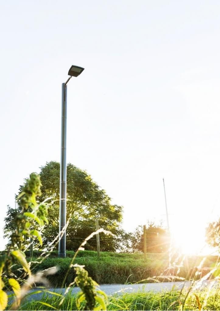 High-efficiency Solar lighting solutions powered street light
