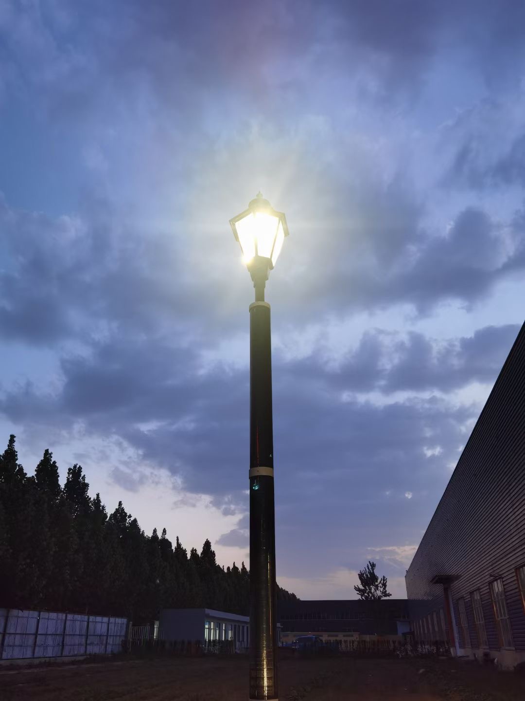 30W solar wrap pole 1 GA job