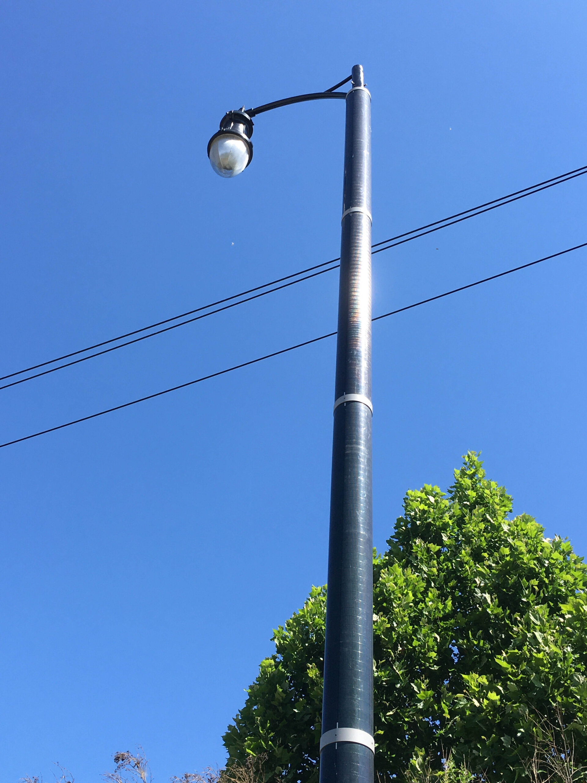 60W solar wrap pole 5 GA job