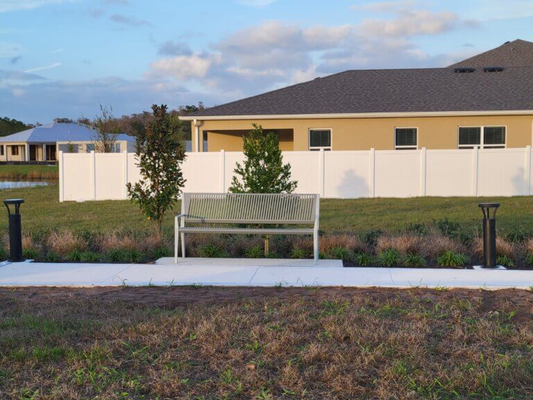 Outdoor solar-powered lighting for pathways and trails