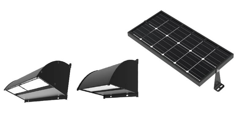 Solar lighting design for RV park pathways