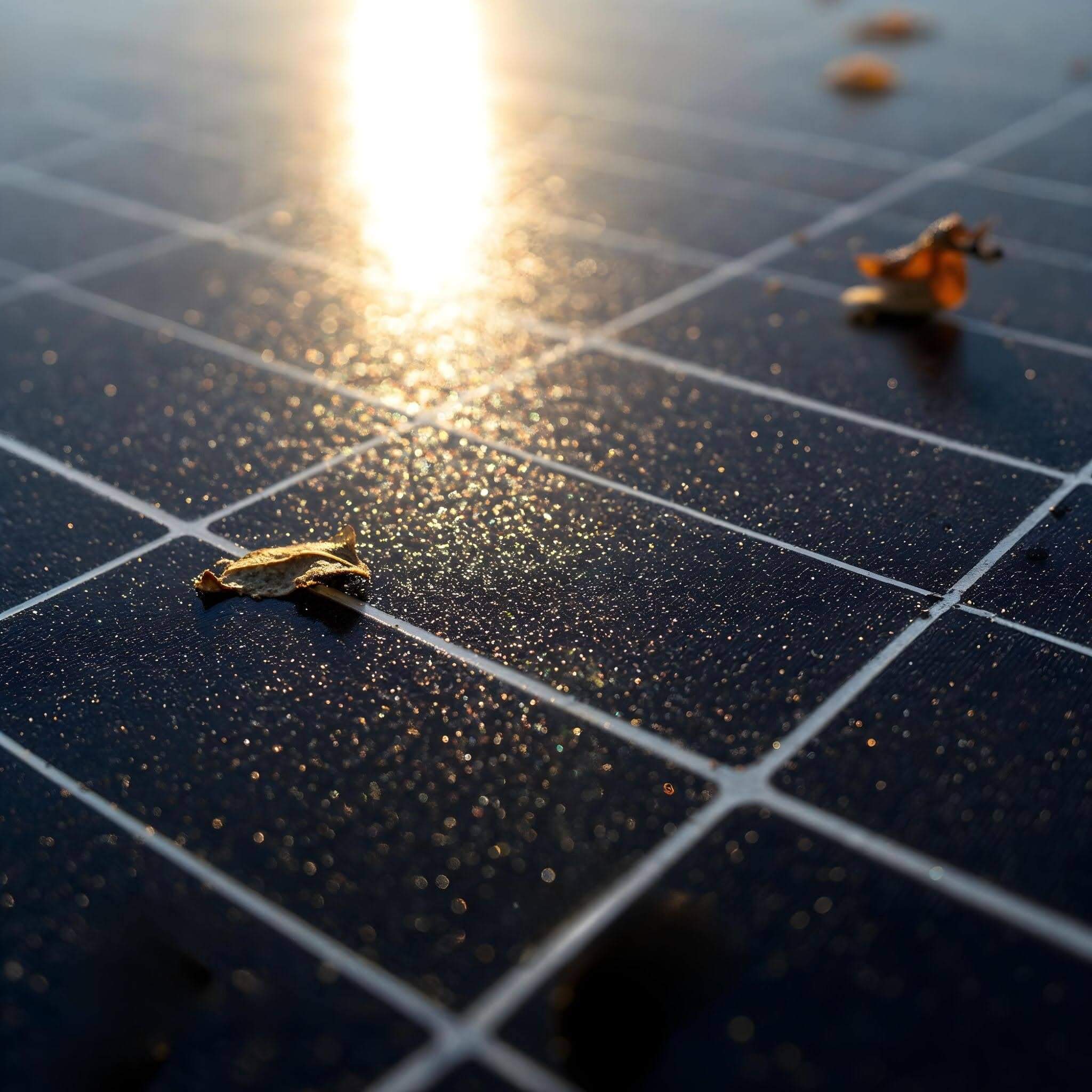 Solar landscape light cleaning