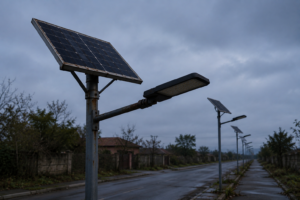 Solar light fixes.