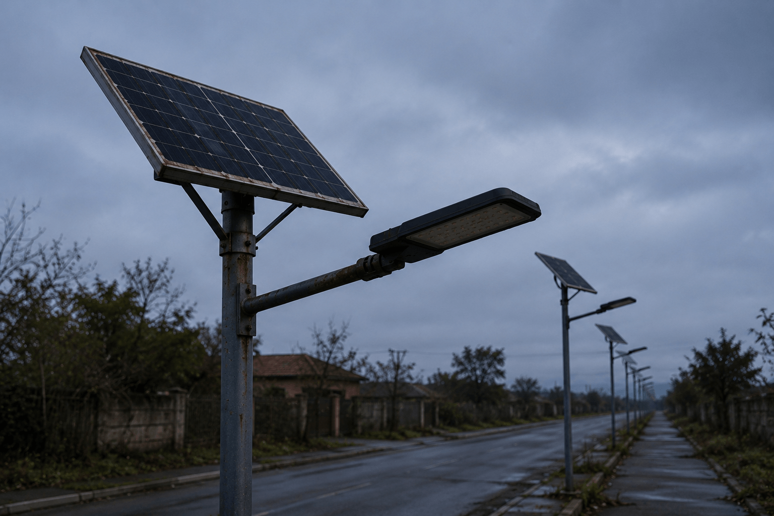 Solar light fixes.
