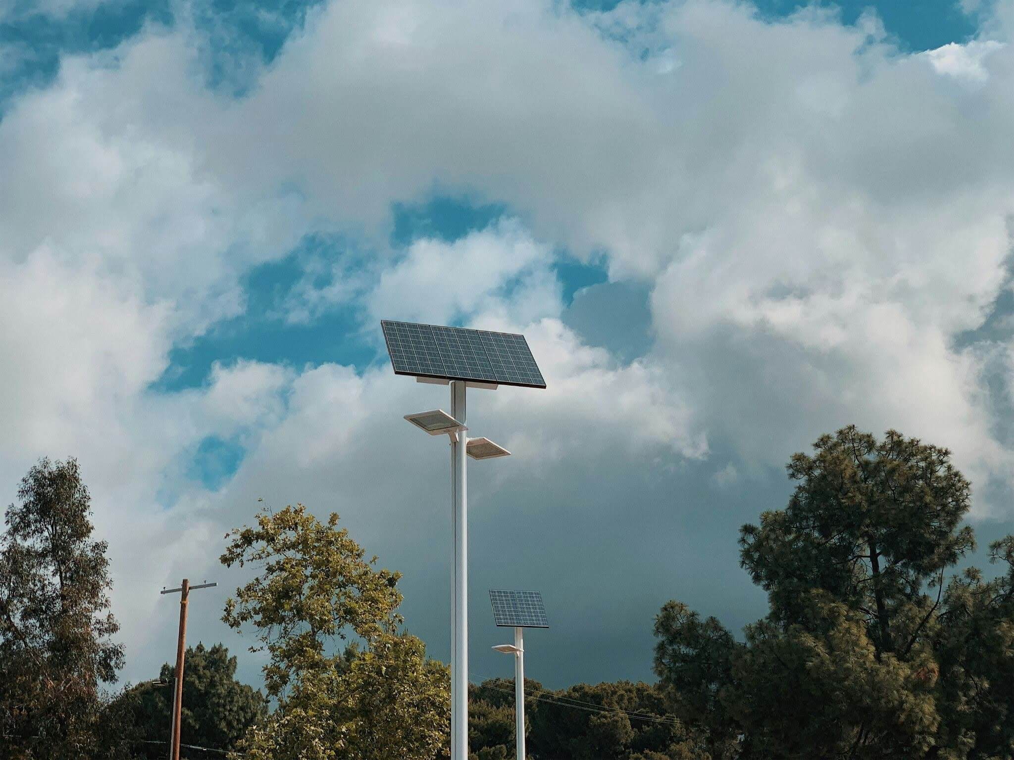 Solar lights need batteries.