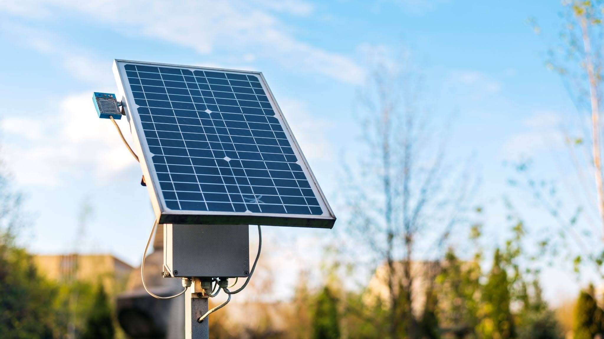 Solar light batteries.