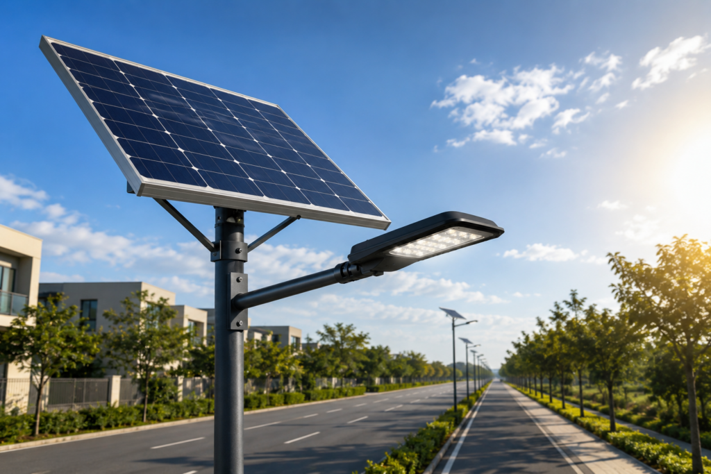 Solar street light